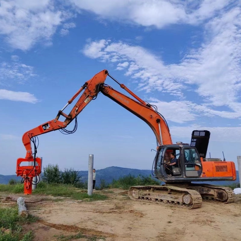 Excavator Mounted Hydraulic Pile Driver