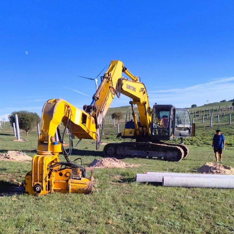 Excavator Mounted Hydraulic Pile Driver